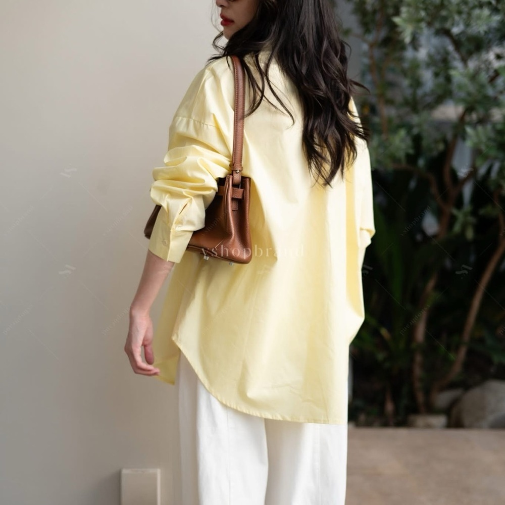Yellow Button-Up Shirt - Picture 4 of 7